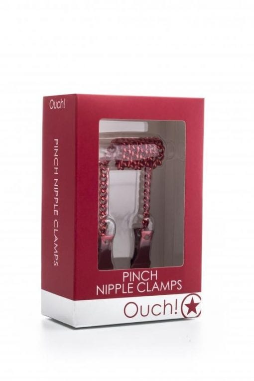 Pinch Nipple Clamps - Red