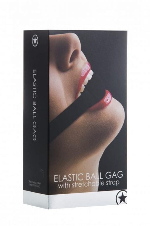 Elastic Ball Gag - Black