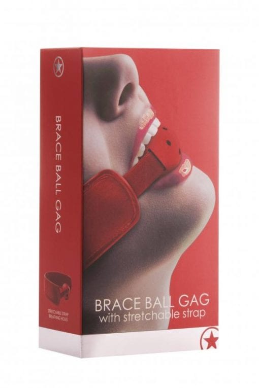 Brace Ball Gag - Red