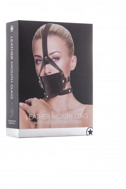 Leather Mouth Gag - Black