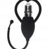 Urethral Sounding Vibrating Bullet Plug - Black