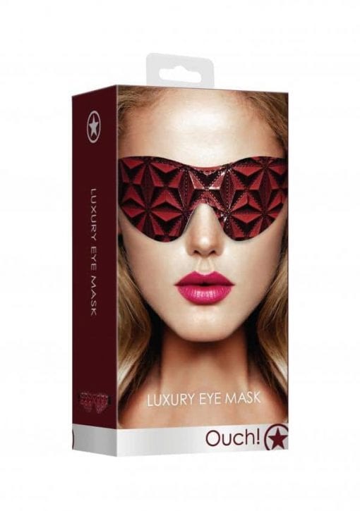 Luxury Eye Mask - Burgandy