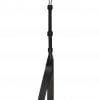 Heavy Duty Double Tailed Whip Flogger - Black