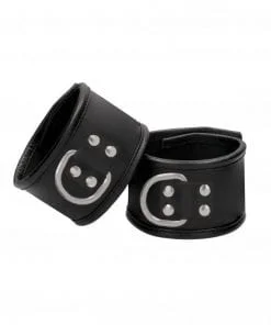 Restraint Handcuff With Padlock - Black