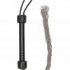 Silver Ball Chain Flogger - Black