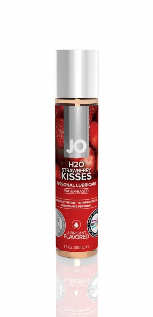 JO H2O Flavored 1 Oz / 30 ml Strawberry Kiss (T)