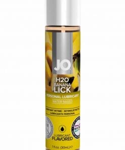 JO H2O Flavored 1 Oz / 30 ml Banana Lick (T)