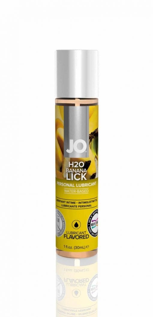 JO H2O Flavored 1 Oz / 30 ml Banana Lick (T)