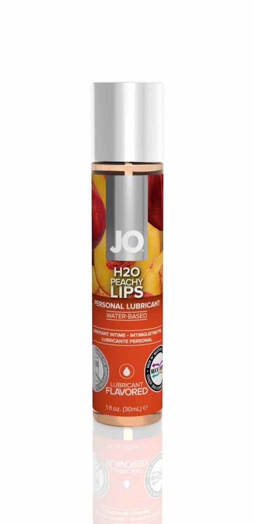 JO H2O Flavored 1 Oz / 30 ml Peachy Lips (T)