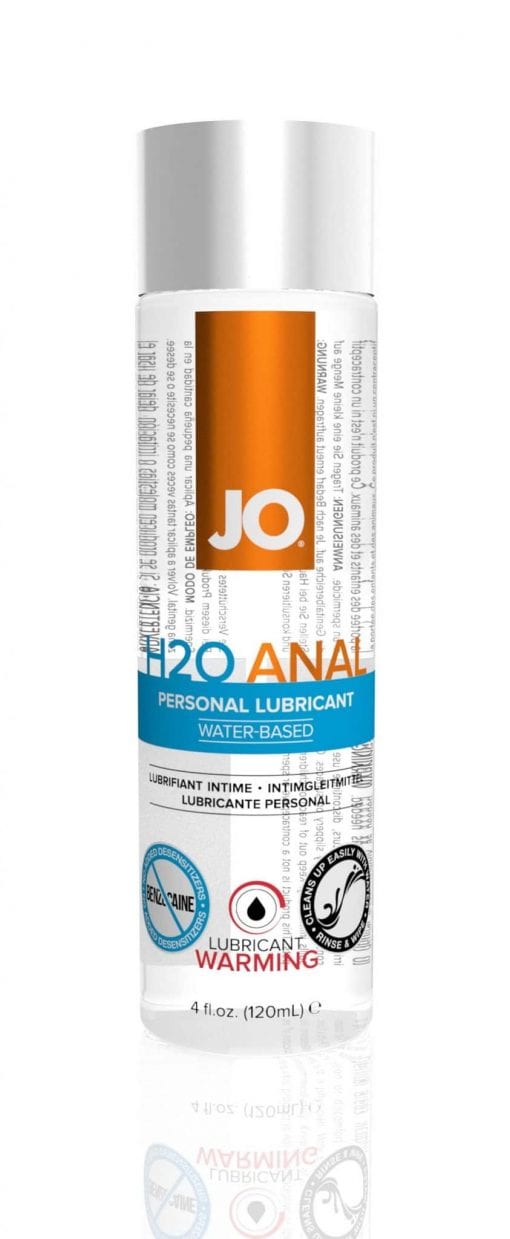 JO Anal H2O Warming 4 Oz / 120 ml