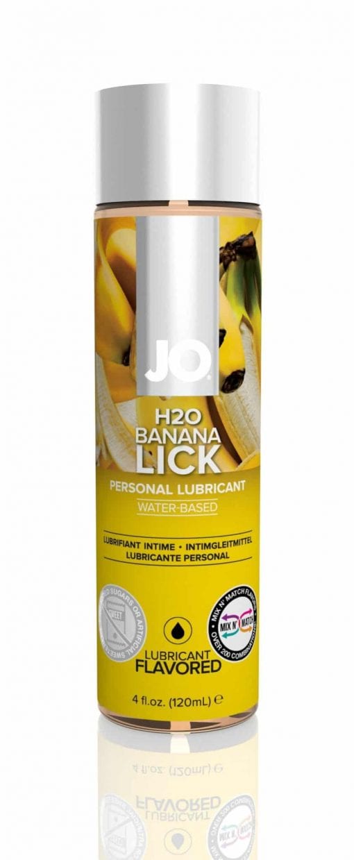 JO H2O Flavored Banana Lick 4 Oz / 120 ml