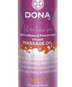 Dona Scented Massage Oil Sassy Aroma: Tropical Tease 4oz