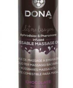 Dona Kissable Massage Oil Chocolate Mousse 4oz  (T)