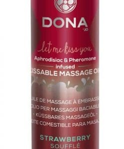 Dona Kissable Massage Oil Strawberry Souffle 4oz  (T)