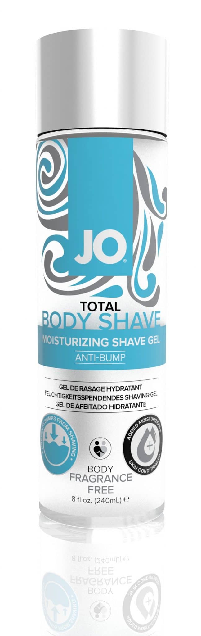 JO Total Body Anti-Bump Shaving Gel Fragrance Free 8 Oz / 240 ml