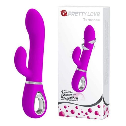 Rechargeable Vibrator "Ternence" Purple (105mm)