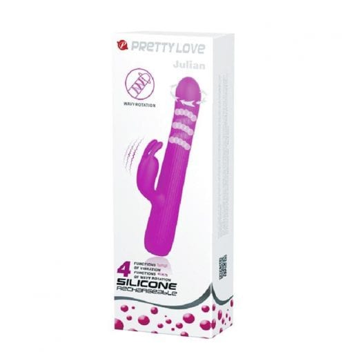 Rechargeable Stimulation Vibe "Julian" Purple (109mmx30mm)