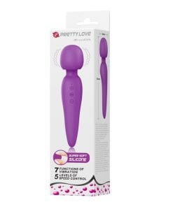 Rechargeable Stimulation Vibe "Meredith" Purple (215mmx50mm)