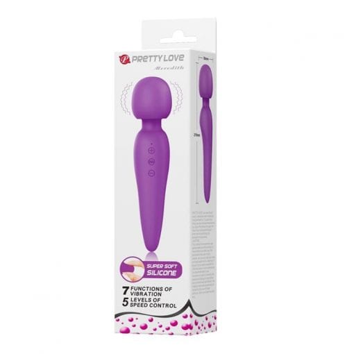Rechargeable Stimulation Vibe "Meredith" Purple (215mmx50mm)