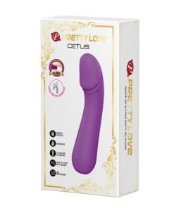 Rechargeable Stimulation Vibe "Cetus" Purple (150mmx35mm)