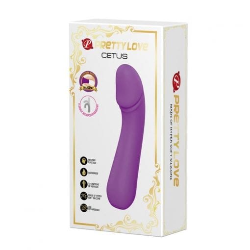 Rechargeable Stimulation Vibe "Cetus" Purple (150mmx35mm)