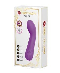 Rechargeable Stimulation Vibe "Faun" Purple (150mmx35mm)