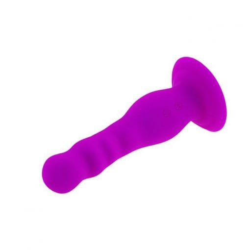 Rechargeable Anal Plug "Moving" Purple
