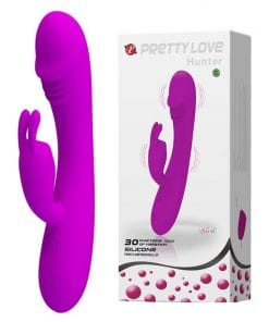 Rechargeable Vibrator For Couples "Hunter" Purple