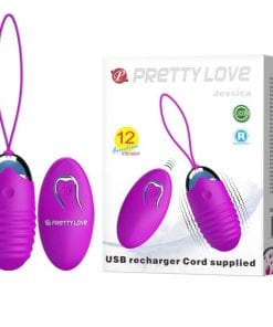 Vibrating Egg Rechargeable "Jessica" Purple