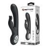 Rabbit Vibrator Black "Carina" 190mm