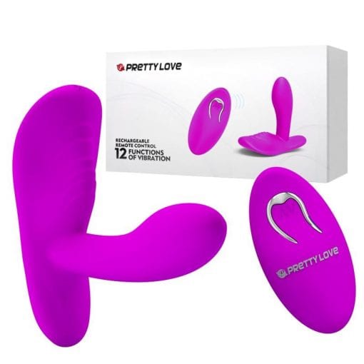 Vibrator & Remote Stimulator "Magic Fingers" Purple