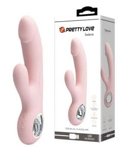 Easy Grip Vibrator Soft Pink "Selene" 190mm