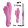 Textured Tongue Vibrator Soft Pink "Canrol" 171mm