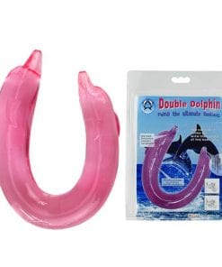 Double Ended Dildo "Dolphin" Pink