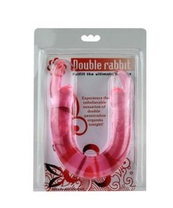 Double Ended Dildo "Rabbit" Purple/Pink