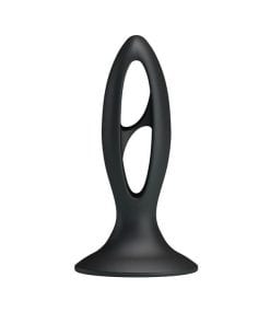 Butt Plug Silicone 4.9" x 1.8" Black