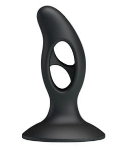 Butt Plug Silicone 3.7" x 1.2" Black