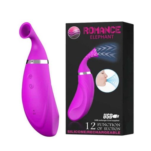 Rechargeable Stimulation Vibe "Elephant" Purple