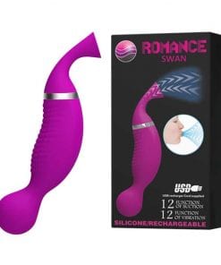 Rechargeable Stimulation Vibe "Swan" Purple