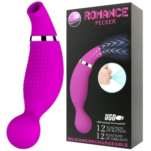 Rechargeable Stimulation Vibe "Pecker" Purple