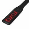 S&M XOXO Paddle Black & Red