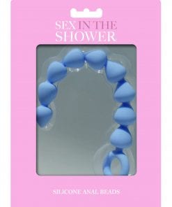 Blue Silicone Anal Beads (N)