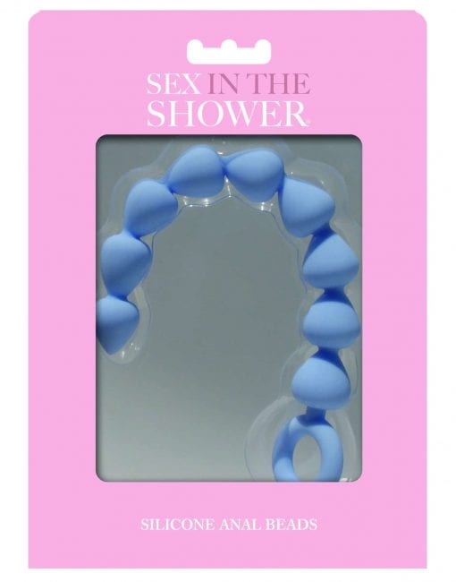 Blue Silicone Anal Beads (N)