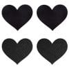 Classic Black Hearts Pasties