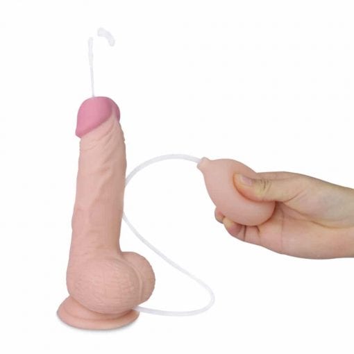 Soft Ejaculation Cock With Ball 8in - Image 4
