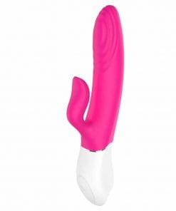 Lighter Thrusting Rabbit Vibrator Pink