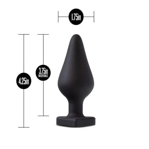 Temptasia Fuck Me Butt Plug Black - Image 2