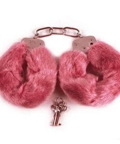 Fluffy Handcuffs Burgundy