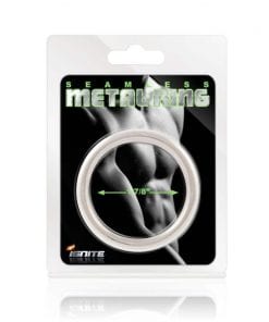 Seamless Metal Cock Ring 48mm