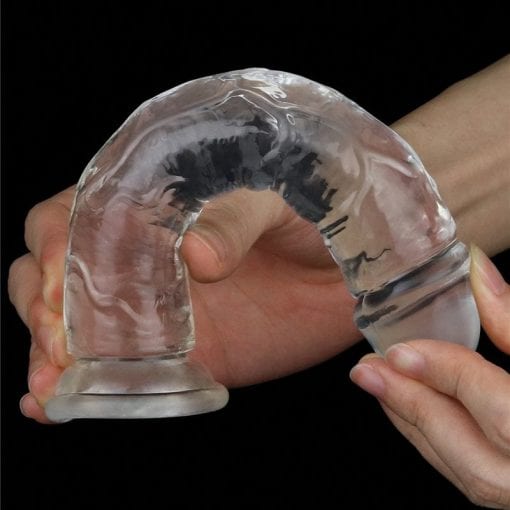 Clear Dildo 7in - Image 3